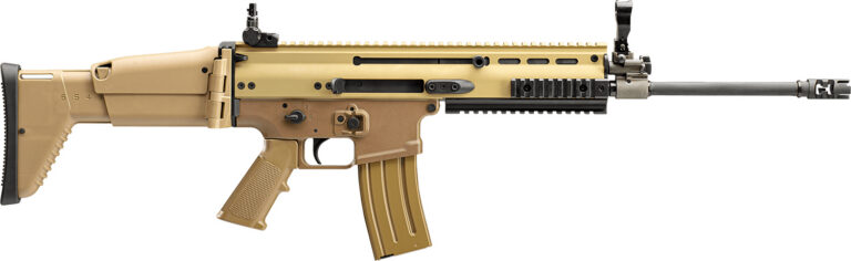 FN 985012 SCAR 16s NRCH 5.56x45mm NATO 16.25" Barrel, 30+1, Flat Dark Earth Anodized Receiver, FDE Telescoping Side-Folding Stock With Adjustable Cheekpiece, Optics Ready