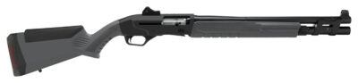Savage Arms 57787 Renegauge Security Full Size 12 Gauge Semi-Auto 3″ 6+1 18.50″ Black Melonite Carbon Steel Barrel, Matte Black Aluminum Receiver, Adjustable Matte Gray Synthetic Stock, Right Hand