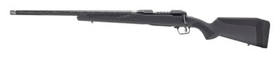 Savage Arms 57713 110 UltraLite Full Size 308 Win 4+1 22″ Carbon Fiber Threaded Barrel Black Melonite Drilled & Tapped Stainless Steel Receiver Adj AccuStock Matte Gray Synthetic Stock, Left Hand