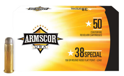 Armscor FAC385N USA  38Special 158gr Lead Round Nose Flat Point 50 Per Box/20 Case