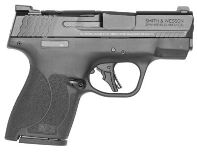 Smith & Wesson 13558 M&P9 Shield Plus 9mm Luger 3.10″ 10+1 Matte Black (No TS) Frame/Textured Grip Black Armornite Stainless Steel with Optics Cut & Tritium Night Sights