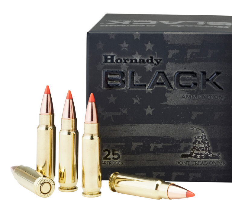 BLACK 5.7X28MM HANDGUN AMMO 5.7X28MM 40GR V-MAX 25/BOX