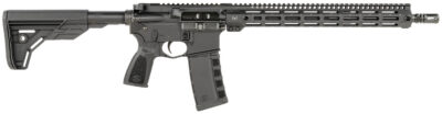 FN 36100658 FN 15 Tac3 Duty 5.56x45mm NATO 16″ Chrome-Lined Barrel 30+1 Black Anodized Rec/Lightweight 15″ M-LOK Handguard Black 6 Position Collapsible Stock Aggressive Textured Black Polymer Grip