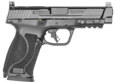 Smith & Wesson 13387 M&P M2.0  Full Size 10mm Auto 15+1 4.60″ Black Armornite Stainless Steel Barrel & Optic Cut/Serrated Stainless Steel Slide, Matte Black Polymer Frame w/Picatinny Rail