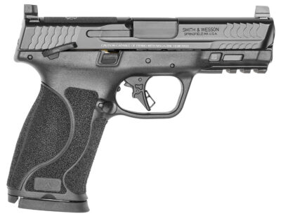 Smith & Wesson 13390 M&P M2.0  Full Size 10mm Auto 15+1, 4″ Black Armornite Stainless Steel Barrel & Optic Cut/Serrated Slide, Matte Black Polymer Frame w/Picatinny Rail