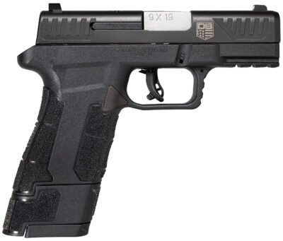 Diamondback DB0300P001 AM2  Sub-Compact Frame 9mm Luger 17+1, 3.50″ Stainless Steel Barrel, Black Nitride Serrated Stainless Steel Slide, Black Polymer Frame w/Picatinny Rail & Polymer Grip