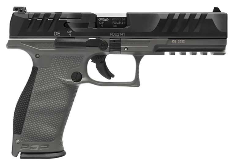Walther Arms 2858401 PDP Optic Ready 9mm Luger 5" 18+1 Black Steel Slide Performance Duty Textured Polymer Grip (Full Size)