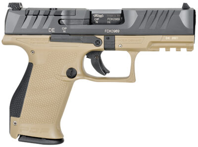 Walther Arms 2858444 PDP Compact Optic Ready 9mm Luger 4″ 15+1 Black Steel Slide Performance Duty Textured  Polymer Grip