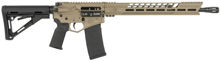 DB15 BlkGold 5.56 16"B FDE/Blk 15" M-Lok