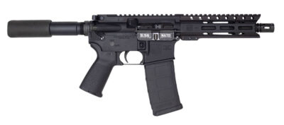 Diamondback DB1912K001 DB15  5.56x45mm NATO 30+1 7″ Black Nitride Threaded Barrel, M-LOK Handguard, Black Aluminum Picatinny Rail Receiver, Black Buffer Tube, Black Magpul Grip, Right Hand