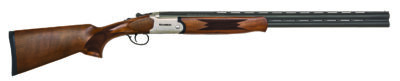 Mossberg 75477 Silver Reserve Bantam Youth 20 Gauge Break Open 3″ 2rd 26″ Matte Blued Over/Under Vent Rib Barrel, Satin Silver Stainless Steel Engraved Receiver, Fixed Black Walnut Stock, Right Hand