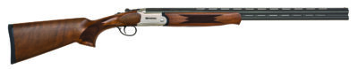 Mossberg 75478 Silver Reserve  Full Size 28 Gauge Break Open 2.75″ 2rd 26″ Matte Blued Over/Under Vent Rib Barrel, Satin Silver Stainless Steel Engraved Receiver, Fixed Black Walnut Stock, Right Hand