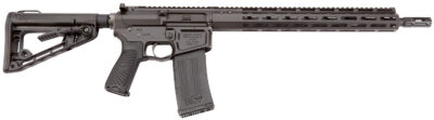Wilson Combat TRRCRB556168F Recon Tactical 223 Rem/5.56 NATO 30+1 16″ Black Fluted Threaded Barrel, Black Armor-Tuff Aluminum Receiver, M-LOK Handguard, Black Synthetic Wilson/Rogers Super Stoc Stock