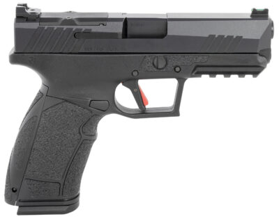Tisas PX-9D PX-9 Gen3 Duty 9mm Luger Caliber with 4.11″ Barrel, 20+1 or 18+1 Capacity, Overall Black Finish, Picatinny Rail Frame, Serrated/Optic Cut Cerakote Slide & Interchangeable Backstrap Grip