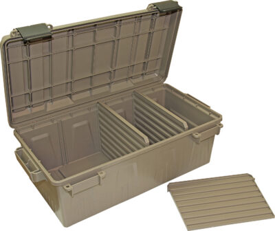AMMO CRATES AMMO CRATE UTILITY BOX W/DIVIDERS POLYMER DARK EARTH