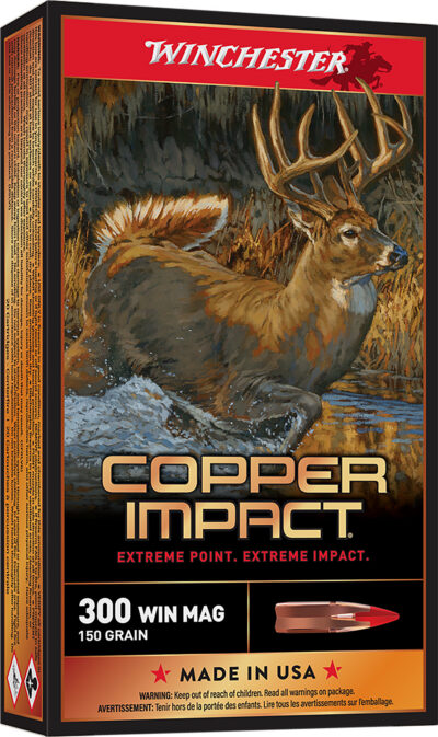 Winchester Copper Impact Rifle Ammo 300 Win. Mag. 150 gr. Copper Impact LF 20 rd.