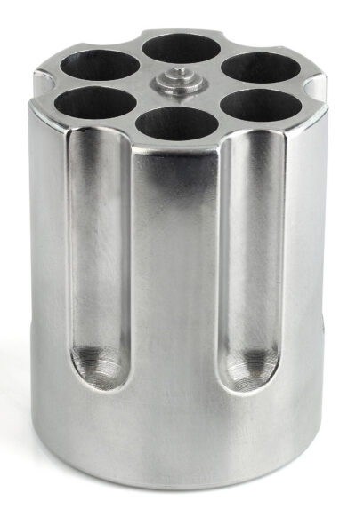 Caliber Gourmet CBG1007 Caliber Gourmet Cylinder Pen Holder Silver Aluminum 3.25″ x 2.75″ Pistol Cylinder