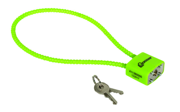 Lockdown 110149 Trigger Lock Open With Key Green Firearm Fit- Universal 15"
