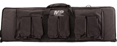 M&P Accessories 110025 Pro Tac Gun Case 42″ Black Nylon w/ Full Length External Pocket & 6 Magazine Pouches