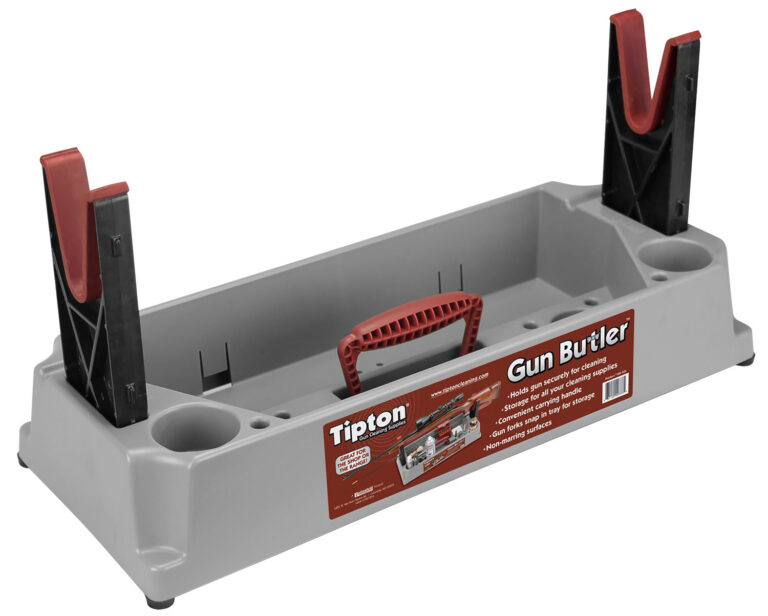 Tipton 100333 Gun Butler Rifle/Shotgun Firearm Gray/Red Plastic