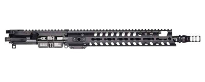 Patriot Ordnance Factory  Renegade + Complete Upper 5.56x45mm NATO 10.50″ Black Nitride Barrel Aluminum Black Anodized Receiver 9″ M-LOK Handguard Adjustable Block