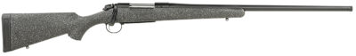 Bergara Rifles B14LM502C B-14 Ridge 7mm Rem Mag 3+1 24″ Graphite Black Cerakote Barrel, Graphite Black Cerakote Steel Receiver, Gray Speckled Black Fixed American Style Stock, Right Hand