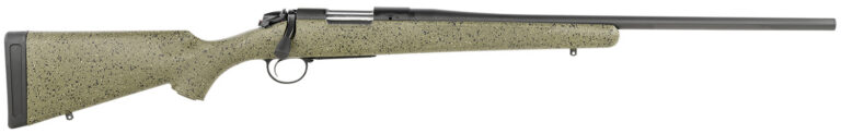 Bergara Rifles B14L102C B-14 Hunter 270 Win 3+1 24" Graphite Black Cerakote Barrel, SoftTouch Speckled Green Fixed American Style Stock