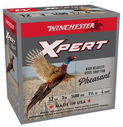 Winchester Ammo WEXP123H4 Xpert Pheasant Lead Free High Velocity 12Gauge 3″ 1 1/4oz 4Shot 25 Per Box/10 Case