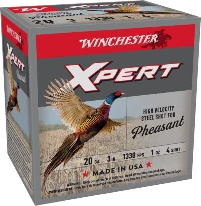 Winchester Ammo WEXP2034 Xpert Pheasant Lead Free High Velocity 20Gauge 3″ 1oz 4Shot 25 Per Box/10 Case