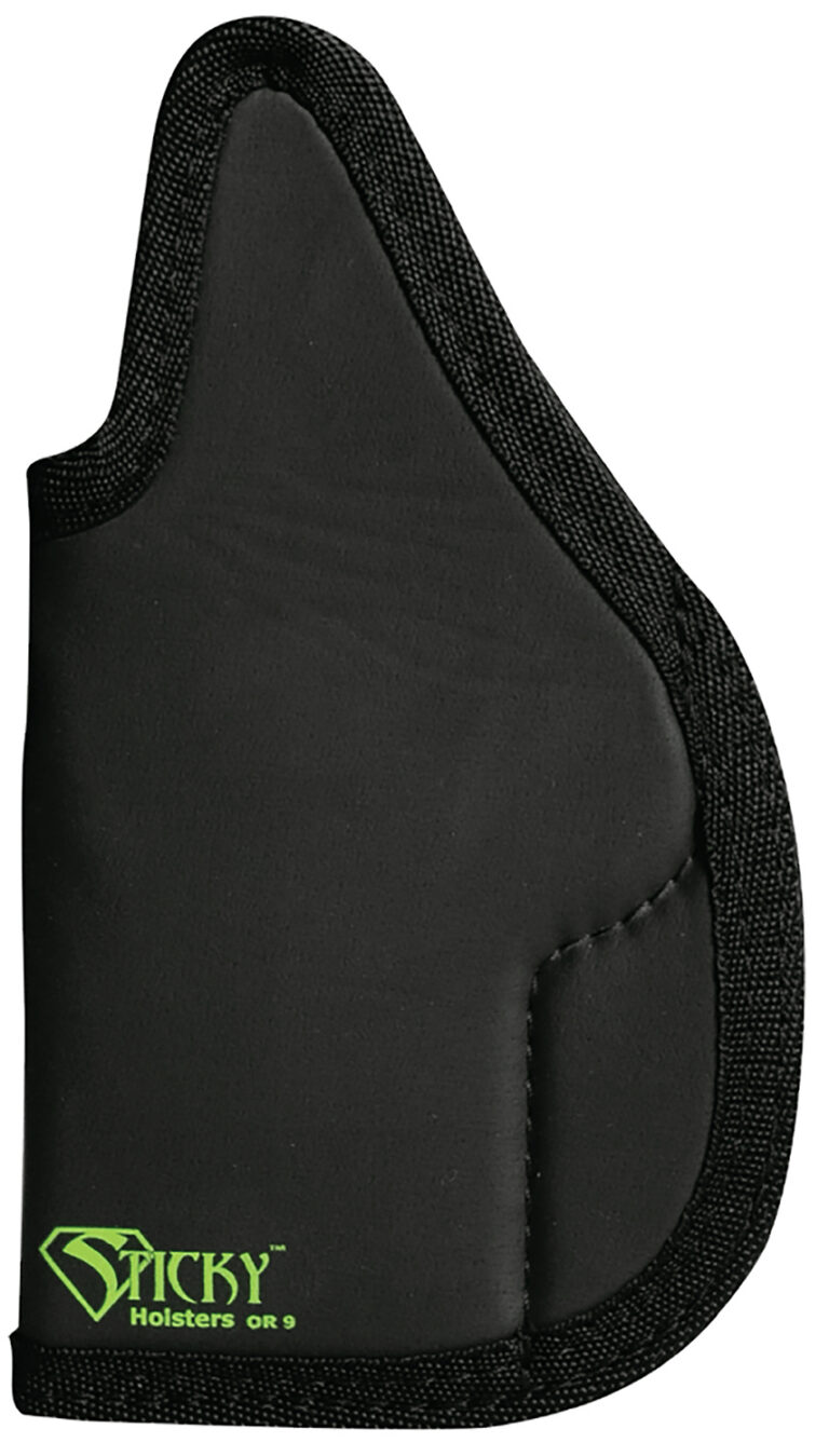 Sticky Holsters OR9 OR-9 Black/Green Latex Free Rubber Fits HK USP 45/Sig P220/P226/Beretta M9/ M92FS/Canik TP9SF/S&W M&P 2.0 5"/Walther G5 Match Ambidextrous