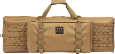 Bulldog BDT3038T BDT Tactical Single 38″ Tan Nylon, Padded Shoulder Strap, Adjustable Velcro Ties, Extra Magazine Compartment