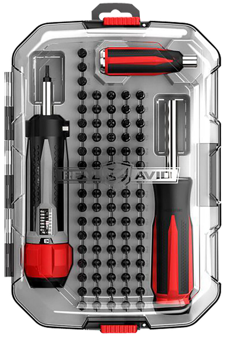 Real Avid AVSTDMS Smart-Torq & Driver Master Set Black Oxide Universal Firearm 83 Pieces