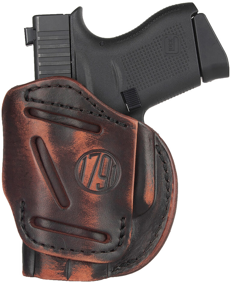 1791 4 Way Holster Vintage Brn RH Sz 2