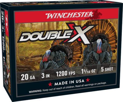 Winchester Ammo STH2035 Double X High Velocity Turkey 20Gauge 3″ 1 5/16oz 5Shot 10 Per Box/10 Case