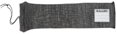 Allen 13170 Stretch Knit Handgun Sock  Gray Silicone-Treated Knit w/Custom ID Labeling Holds Handguns 14″ L x 3.75″ W Interior Dimensions