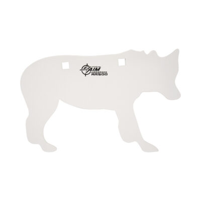 EZ-Aim 15574 Shooting Silhouette  Coyote 0.38″ Thickness White