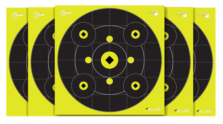EZ-Aim 15577 Splash Reactive Bullseye Gallery Non-Adhesive 12 Pack