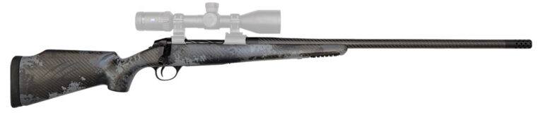 Fierce Firearms FCRG7MMRM24TP Carbon Rage  Full Size 7mm Rem Mag 3+1 24" Black C3 Carbon Fiber Barrel, Tungsten Gray Cerakote Titanium Receiver, Phantom Camo Fixed Fierce Tech C3 Stock, Right Hand