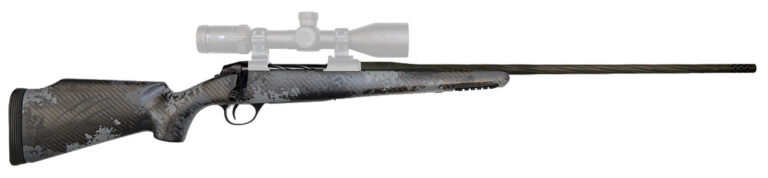 Fierce Firearms FRG300PRC24BU Twisted Rage Full Size 300 PRC 3+1 24" Black Cerakote Fluted Threaded Barrel, Black Cerakote Steel Receiver, Urban Camo C3 Carbon Rage w/Pic Rail Carbon Fiber Stock