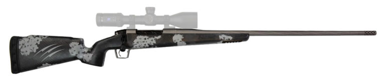 Fierce Firearms LRR65CMTPV4 Twisted Rival LR 6.5 Creedmoor 4+1 24" Tungsten Gray Cerakote Twisted Match Grade Barrel Tungsten Gray Cerakote Steel Phantom Camo Fixed Fierce Tech C3 Stock Right Hand