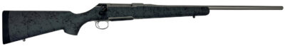 Sauer S1HSGP65C 100  6.5 PRC Caliber with 4+1 Capacity, 24″ Barrel, Gray Cerakote Metal Finish & Gray Black Webbed Fixed HS Precision Stock Right Hand (Full Size)
