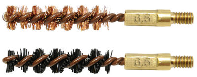 Otis FG265NB Bore Brush Set  6.5mm/264/260 Cal 8-32″ Thread 2″ Long Bronze/Nylon Bristles 2 Per Pkg