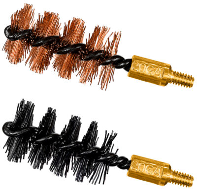 Otis FG520NB Bore Brush Set  20 Gauge Shotgun Firearm 2″ Long Bronze/Nylon Bristles 2 Per Pkg