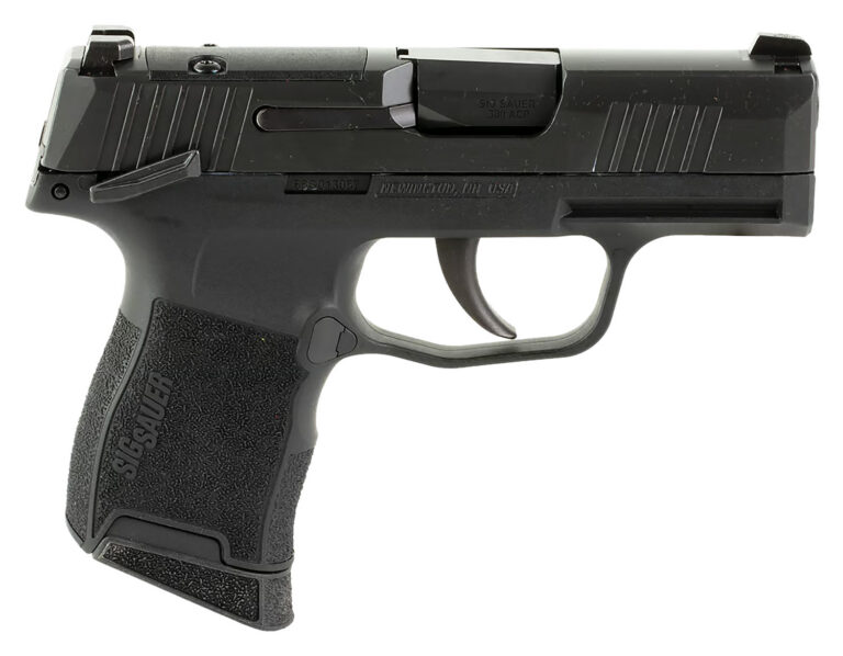 P365-380 380 ACP SEMI-AUTO HANDGUN P365-380 MICRO-COMP 380 ACP 3.1'' BBL (2)10RD MS STRIKER BLK
