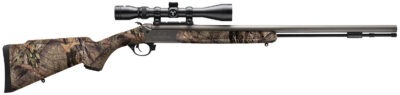 Traditions CR5841104416 NitroFire w/Scope 50 Cal 209 Primer 26″ Gray Cerakote Fluted & Tapered Barrel, Drilled & Tapped Receiver, Mossy Oak Break-Up Country Fixed Synthetic Stock, 3-9x40mm Duplex