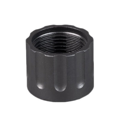 SilencerCo AC6 Delta Thread Protector Stainless Steel Black Oxide 1/2″-28 tpi