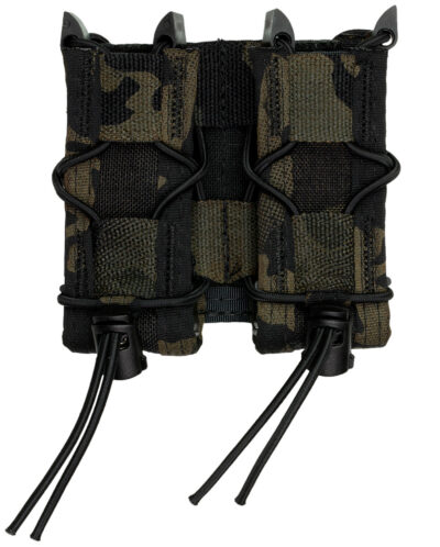 High Speed Gear 13PT12MB TACO Mag Pouch Double MultiCam Black Nylon Belt Belts 2.25″ Wide Compatible w/ Pistol