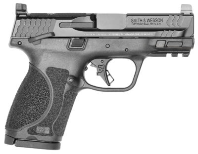 Smith & Wesson 13570 M&P M2.0  Compact 9mm Luger 15+1, 3.60″ Black Armornite Stainless Steel Barrel & Optic Cut/Serrated Stainless Steel Slide, Matte Black Polymer Frame w/Picatinny Rail