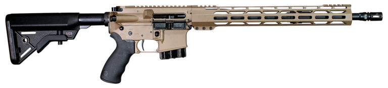 Alexander Arms RTA65DE Tactical 6.5 Grendel 10+1 16" Black Threaded Barrel, Flat Dark Earth Cerakote Picatinny Rail Aluminum Receiver, M-LOK Handguard, Black Synthetic B5 Bravo Stock, Black A2 Grip