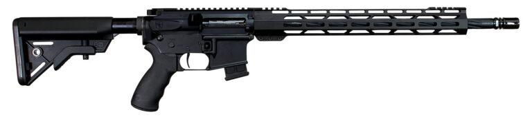 Alexander Arms RTA17BL Tactical 17 HMR 10+1 18" Barrel, Black Adjustable B5 Systems Bravo Stock, Finger Grooved Black Polymer Grip, Optics Ready